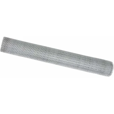 Image of vidaXL Hexagon Fence 1x50 m Galvanised Steel