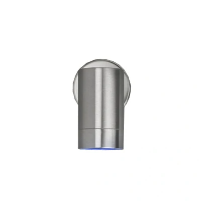 Image of Single GU10 Wall Light Stainless Steel Bell Lighting Luna