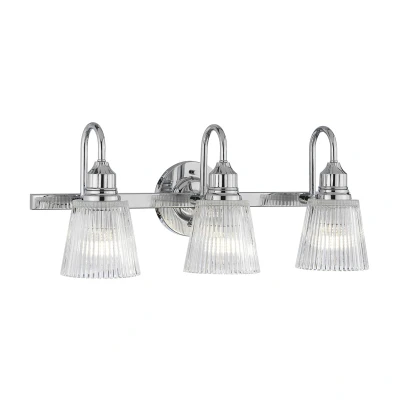 Image of Addison 3 Light Wall Polished Chrome IP44