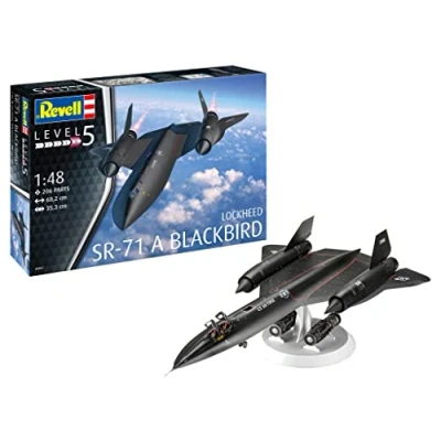 Image of Revell 04967 Lockheed SR 71 A Blackbird 1:48 Scale Unbuilt/Unpainted Plastic Model Kit