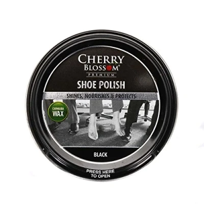 Image of Cherry Blossom Traditional polish 50ml tins for smooth leather Shoes Boots