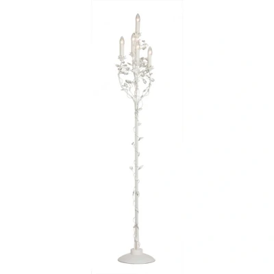 Image of Chelange 5 Light Multi Arm Floor Lamp White Frosted