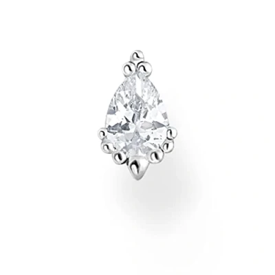 Image of Thomas Sabo Single Stud Earrings Ice Crystal 925 Sterling Silver H2259 051 14