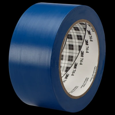 Image of 3M General Purpose Vinyl Tape 764i, Blue, 50 mm x 33 m, 0.13
