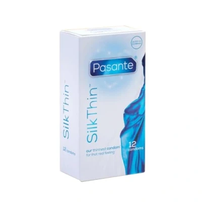 Image of Pasante Silk Thin (Ultra Thin) Condoms Pack of 12