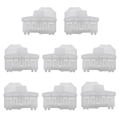 Image of OTOTEC 8pcs Car Window Regulator Repair Clip Buckle Kit Left &amp; Right Glass Lifter Fasteners 3V0837461A 8D0837399A 8D08374613B1837461