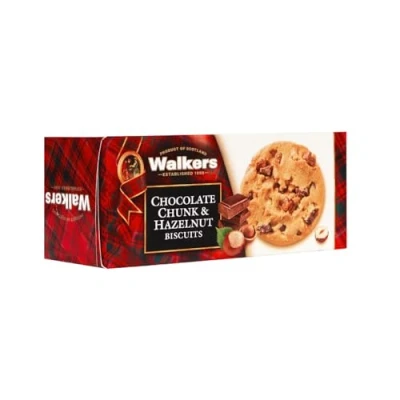 Image of Walkers Chocolate Chunk &amp; Hazelnut Biscuits, 1er Pack (1 x 150 g)