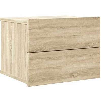 Image of vidaXL Bedside Cabinet Sonoma Oak 40x30x30 cm Engineered Wood