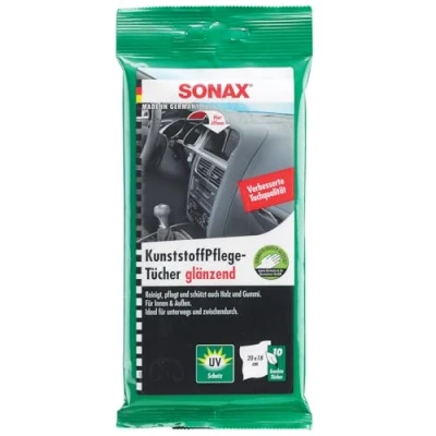 Image of SONAX 04151000 Plastic Care Towelettes