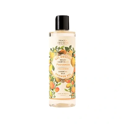 Image of Panier des Sens Provence Shower Gel Body Wash for Women &amp; Men With Shea Oil Moisturising 96% Natural Ingredients Made in France, SLS Free Vegan 250ml