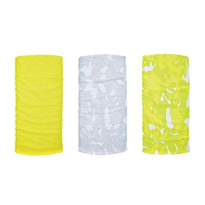 Image of OXFORD Comfy Head Helmet Scarf Neck Warmer. Havoc Fluo Yellow. 3 Pack. and Wear Bike Base Layer. NW152