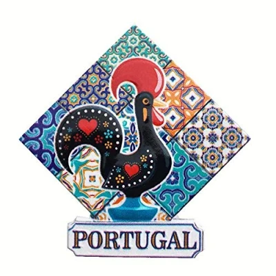 Image of 3D Portugal Refrigerator Fridge Magnet Tourist Souvenirs Handmade Resin Craft Magnetic Stickers Home Kitchen Decoration Travel Gift