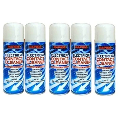 Image of Optimal Products ELECTRICAL CONTACT CLEANER FAST WORKING SWITCH CIRCUIT TERMINAL BOARD SPRAY CAN UK (5)