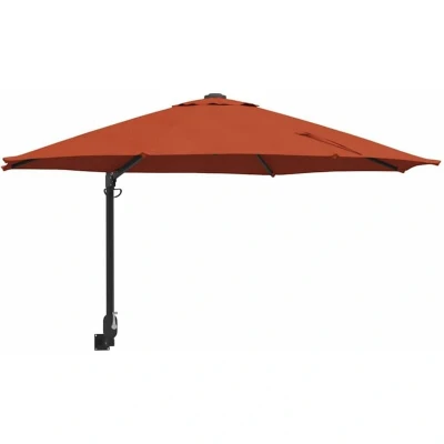 Image of vidaXL Patio Umbrella Terracotta Aluminium frame, Polyester canopy Large