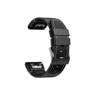 Image of Quickfit 22mm watch Strap，For Garmin MARQ Adventurer 2 Athlete Golfer Captain Aviator Gen Band Bracelet Wristband (Color : Black, Size For (2))