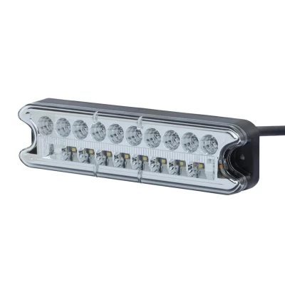 Image of E96881 Combination Rearlight HELLA 2VP 357 021 031 Left Crystal clear VALUEFIT