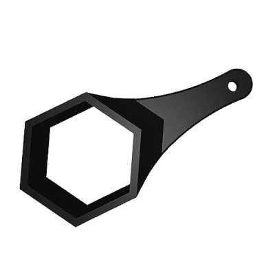Image of ULROAD Replacement Parts for BBS Wheel Rim Wrench RS Hex Key 80 mm Centre Cap 09 23 576 SW80 0923576