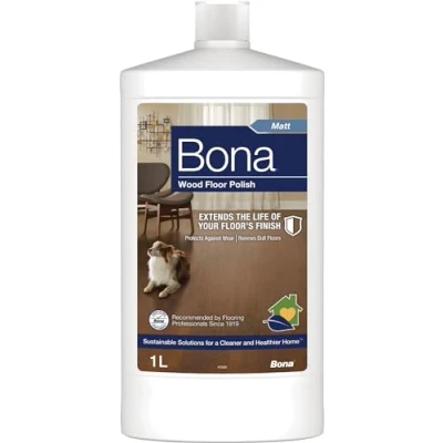 Image of Bona Wood Floor Polish, Matt, 1 Litre