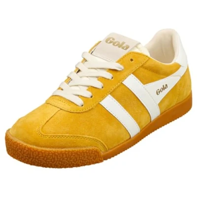 Image of Gola ELAN Womens Fashion Trainers in Sun White 7 UK