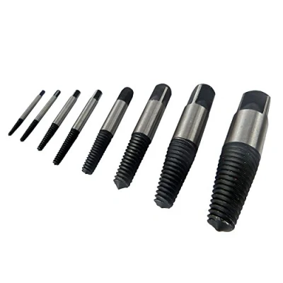 Image of 8pc Screw Bolt Stud Extractor Set Broken Damaged Remover