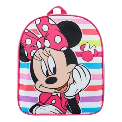 Image of Disney Minnie Mouse Backpack Toddler Nursery Bags For Girls Pink One Size