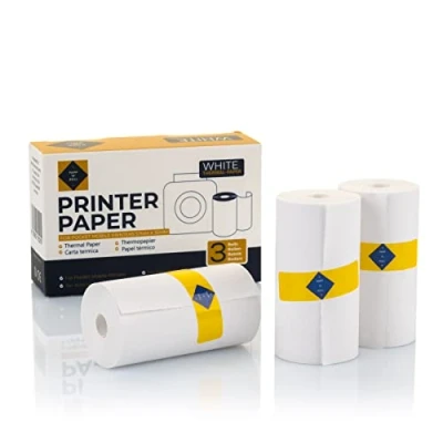 Image of Papp&#039;n&#039;Roll Thermal Printer Paper for PeriPage A6/Paperang P1/Poooli, 57 x 30 mm, BPA/BPS free sheets