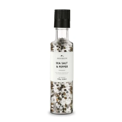 Image of Silk Route Spice Company Refillable Glass Grinder Salt &amp; Pepper 228g