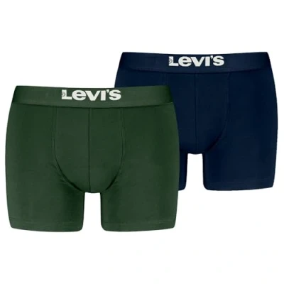 Image of Levi&#039;s MEN Solid Basic Brief 2 PACK Pants, Men&#039;s, Size: XL, Green/blue