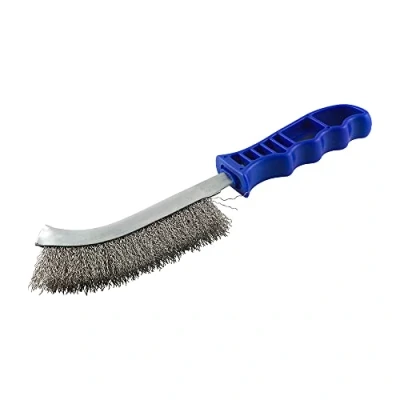 Image of TIMCO Blue Handle Wire Brush Stainless Steel 255mm
