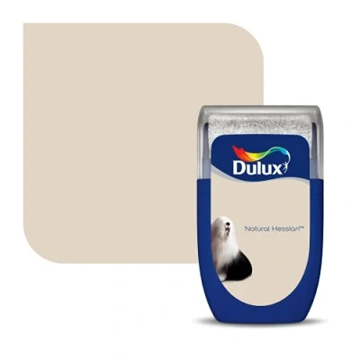 Image of Dulux Walls &amp; Ceilings Tester Paint, Natural Hessian, 30 ml