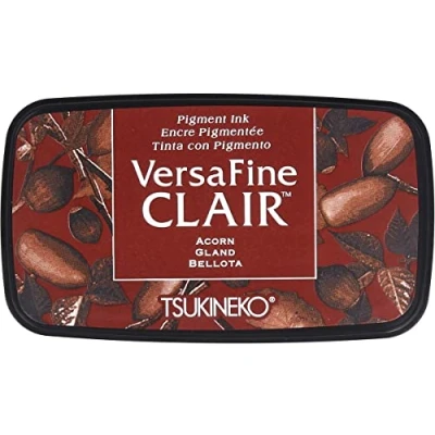 Image of Tsukineko Acorn Versafine Clair Ink Pad, Synthetic Material, Brown, 5.6 x 9.7 2.3 cm