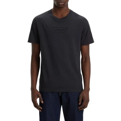 Image of Levi&#039;s Men&#039;s Graphic Crewneck Tee T Shirt, Corded Batwing Caviar, XS