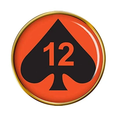 Image of 12th Armoured Infantry Brigade, British Army Pin Badge