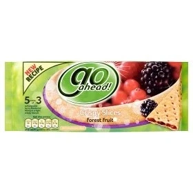 Image of Go Ahead Crispy Slices Forest Fruit 5 Pack 215G