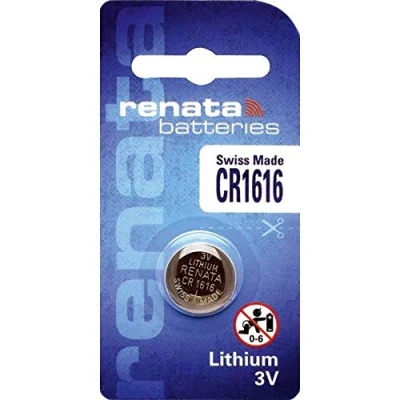 Image of 10 x Renata 1616 Swiss Made Lithium Coin Cell Battery