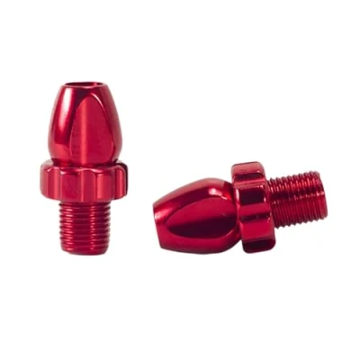 Image of 2Pcs Mountain Bikes Brake Handle Levers Adjuster 10mm Cable Barrels Adjusters Nut Adjusting Screw Fasteners