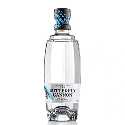 Image of Butterfly Cannon Cristalino, 100% Agave Tequila, 50 cl (1 bottle)