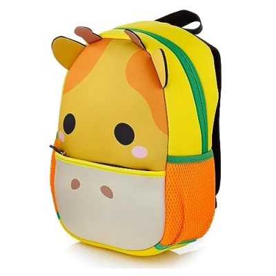 Image of Puckator Adoramals Giraffe Neoprene Rucksack Backpack Toddler Kids for School Backpacks Girls Women Men Mini Bagpack Waterproof Nursery
