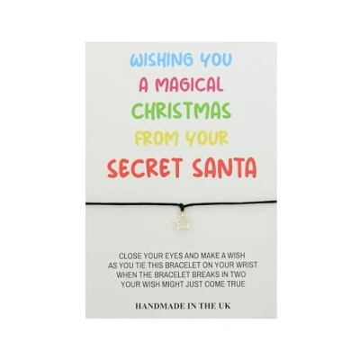 Image of Lucor Secret Santa Gifts,Merry Christmas Gifts,Christmas Stocking Fillers Gifts,Magical from Santa,Christmas Wish Bracelet