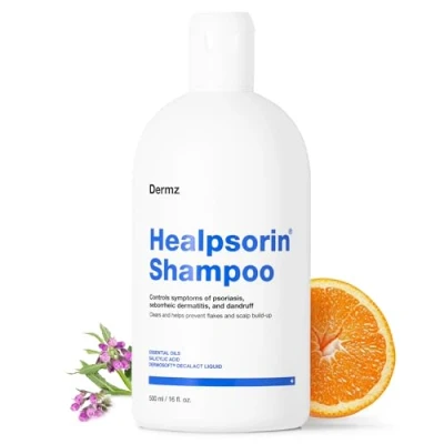 Image of Hermz Healpsorin Shampoo for Psoriasis and Seborrheic Dermatitis 500ml