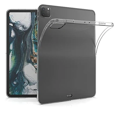 Image of kwmobile Case Compatible with Apple iPad Air 11&quot; (6. Gen 2024) / 4/5 Pro (2020/2021/2022) Soft TPU Back Protector Cover for Tablet Transparent