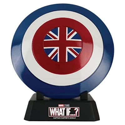 Image of Marvel Captain Carter Shield Replica Movie Museum Collection by Eaglemoss Collections (MAREN014)