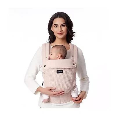 Image of Momcozy Baby Carrier Newborn to Toddler Air Mesh Pink