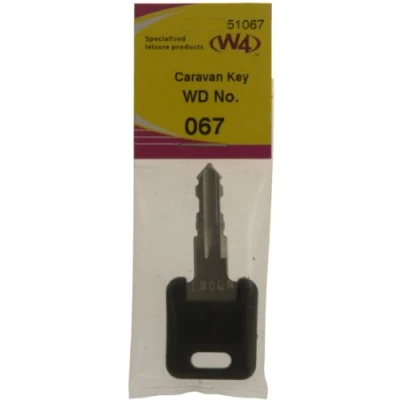 Image of W4 WD Replacement Caravan Key No067 Black
