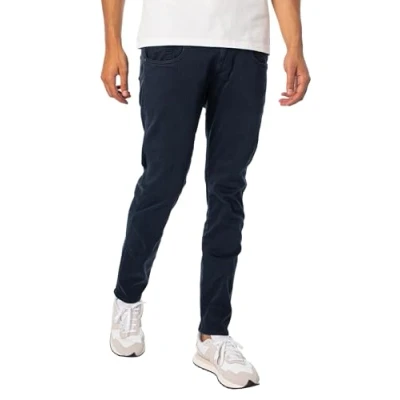 Image of REPLAY Adult M914 Anbass Hyperflex Colour Xlite Jeans, Blue 010 2, 33W / 32L