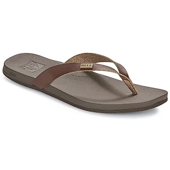Image of Reef CUSHION LUNE women&#039;s Flip flops / Sandals (Shoes) in Brown
