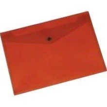Image of Pack of 24 Quality Red Plastic Document A4 Wallet Folders Polypropylene