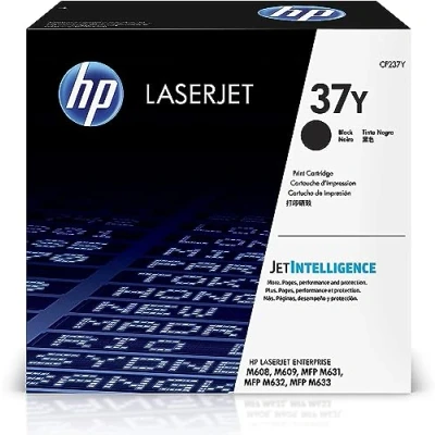 Image of HP 37Y Extra High Yield black original LaserJet toner cartridge (CF237Y) for Enterprise M608, M609, MFP M633, Flow M633