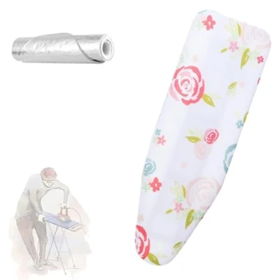 Image of TONAUA Scorch Resistant Iron Board Replacement Cover, Cotton Ironing Covers With Drawstring, Fits Beautifully, 96x33cm/38x13inch