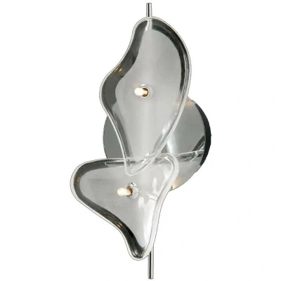 Image of Otto Ceiling/Wall 2 Light G4 Bar, Polished Chrome, NOT LED/CFL Compatible
